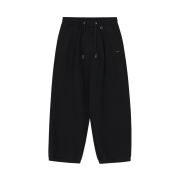 SONGZIO ZZERO Panther Curved Sweat Pants Black