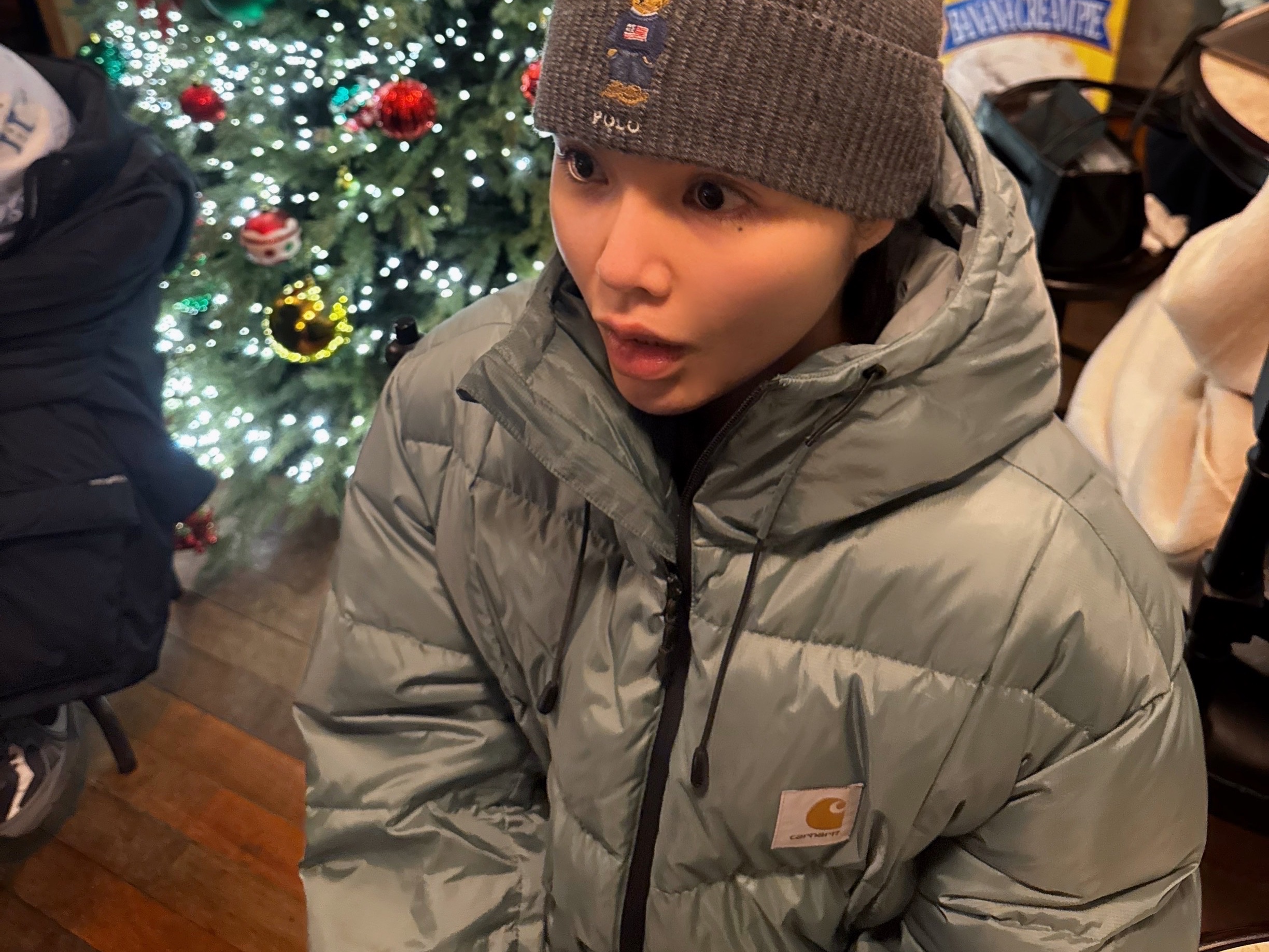 Carhartt WIP Aspen Jacket Alpha Green, [30%적립] Polo Ralph Lauren Polo Bear Cable Knit Beanie Black - 24FW 착용 스타일 - 3