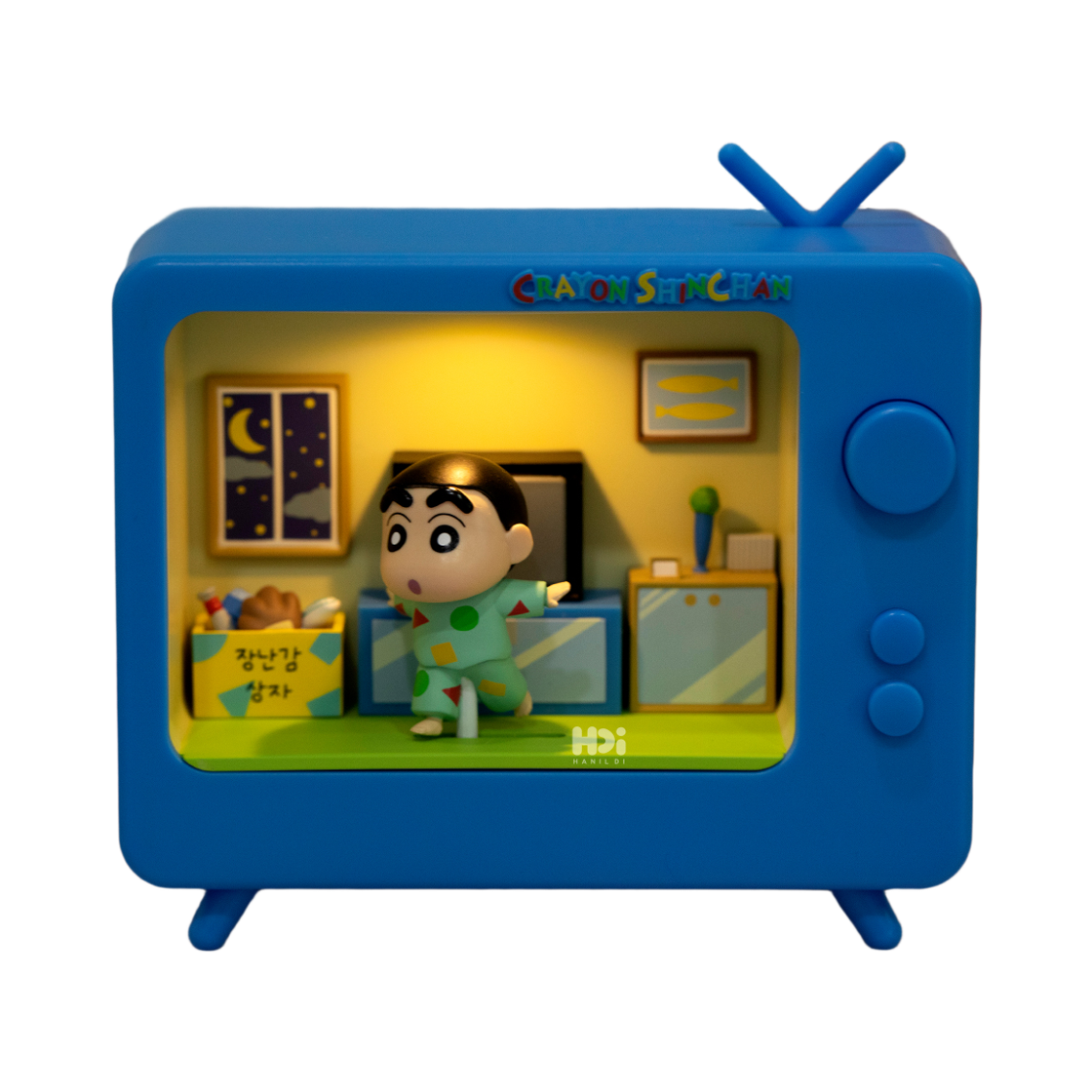 애니모어 짱구는못말려 짱구 오르골 TV 무드등(Animore Crayon Shinchan Orgel Tv Mood Lamp)