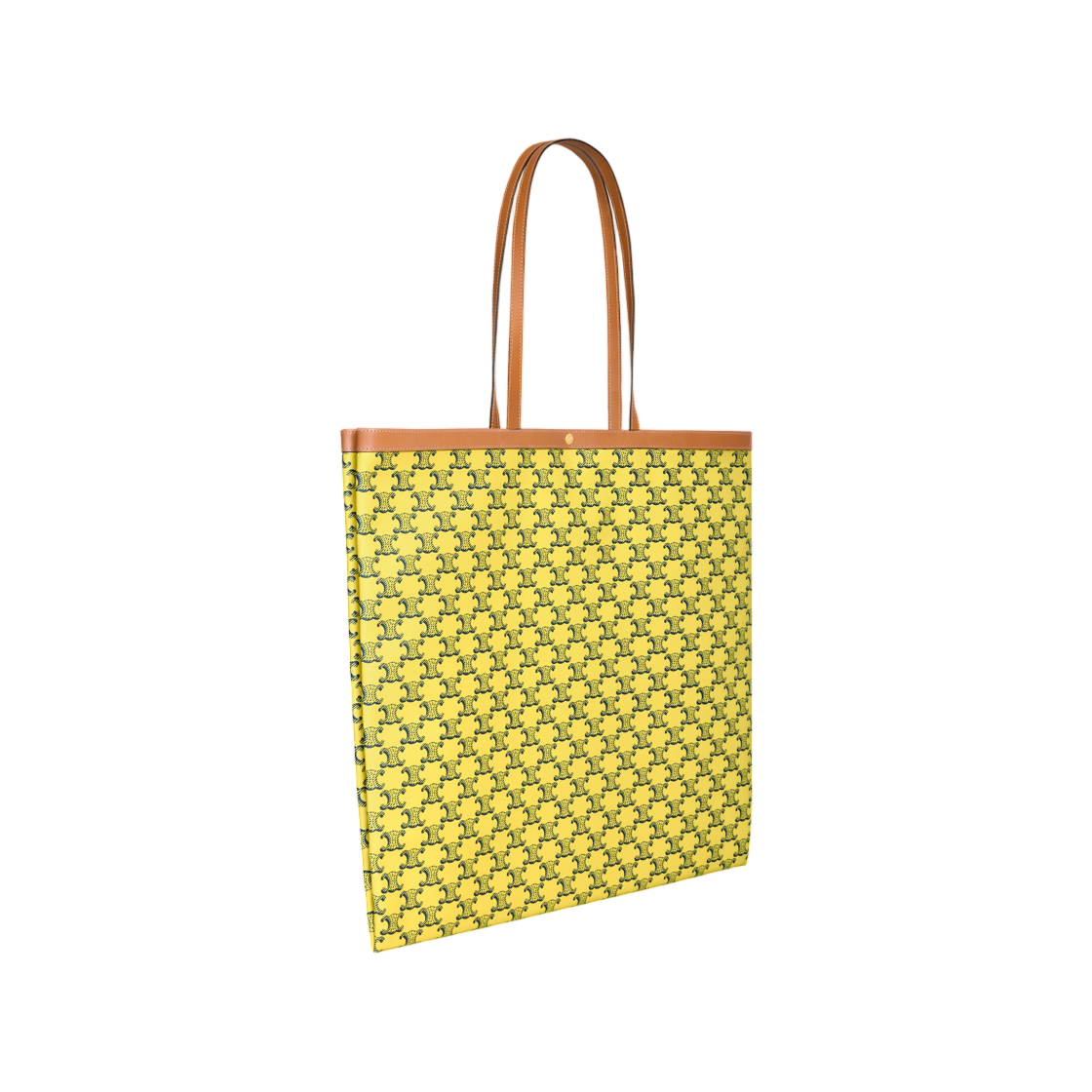 셀린느 라지 플랫 쇼퍼 트리옹프 캔버스 옐로우 네이비(Celine Large Flat Shopper in Triomphe Canvas Yellow Navy) - 2