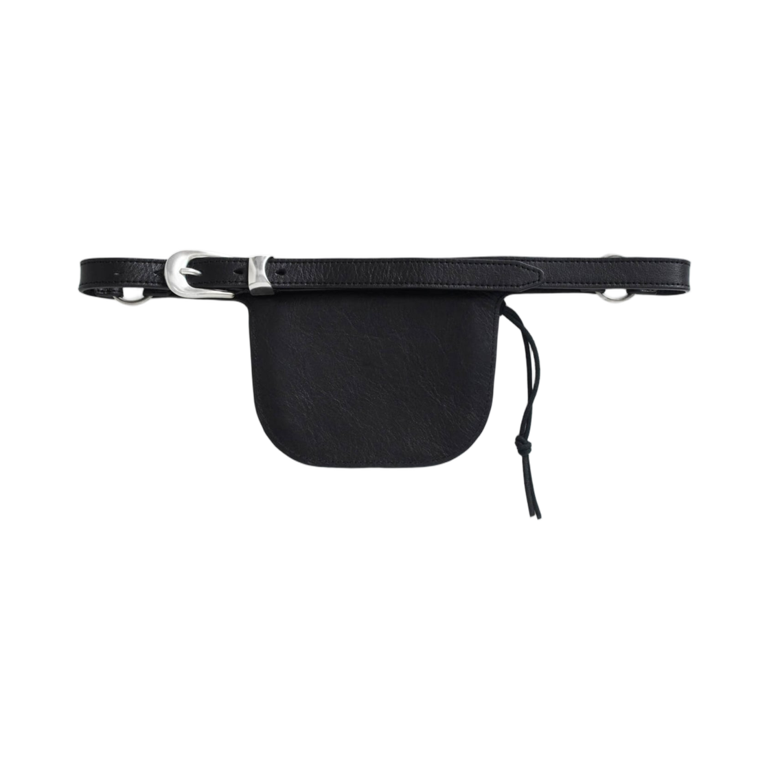 아워레가시 퍼스 벨트 말러블 블랙 불 히데(Our Legacy Purse Belt Malleable Black Bull Hide) - 3