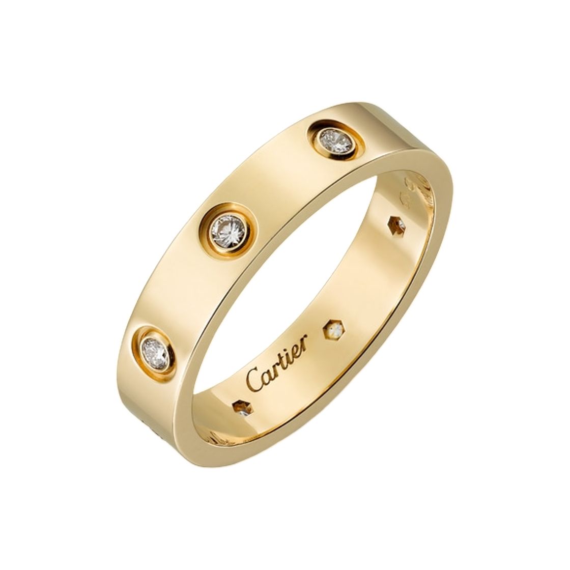 까르띠에 러브 스몰 링 옐로우 골드(Cartier Love Small Ring Yellow Gold) - 1