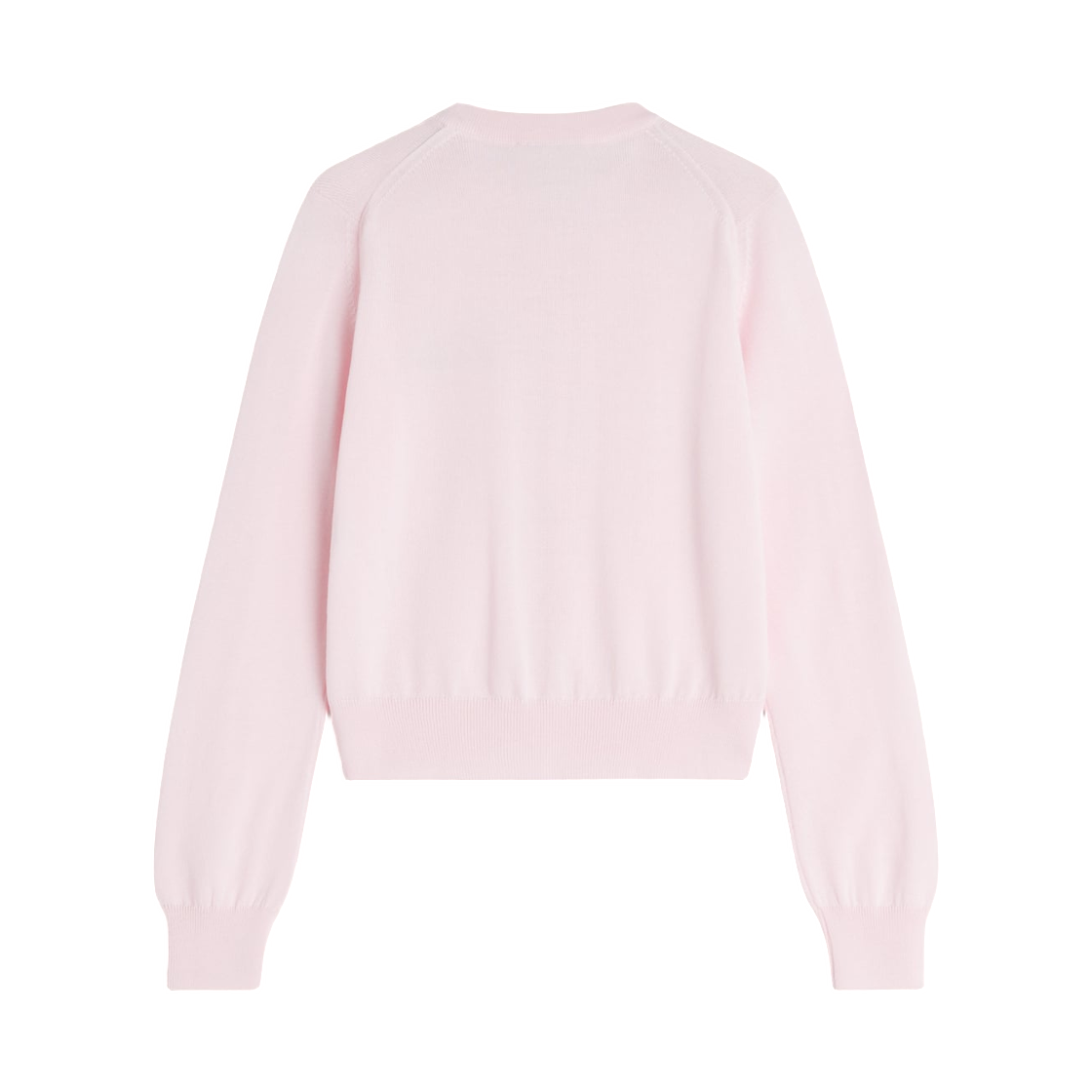 (W) 메종 키츠네 더블 폭스 헤드 레귤러 가디건 페툴라 핑크((W) Maison Kitsune Double Fox Head Regular Cardigan Petula Pink) - 2