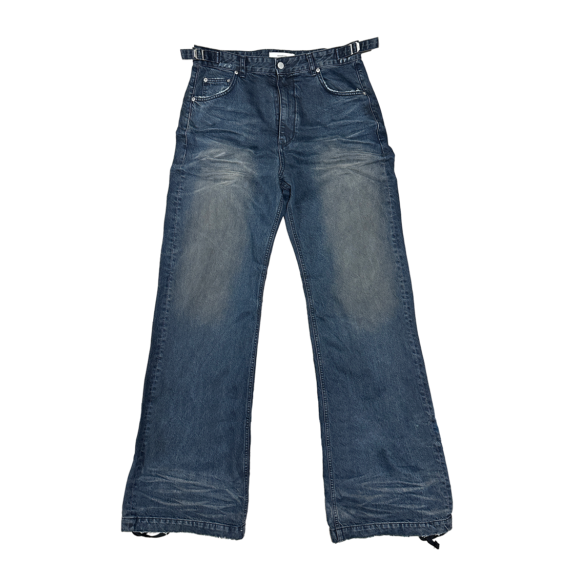 논노드 젠 더티 오일 워시드 데님 팬츠(Nonnod Zen Dirty Oil Washed Denim Pants)
