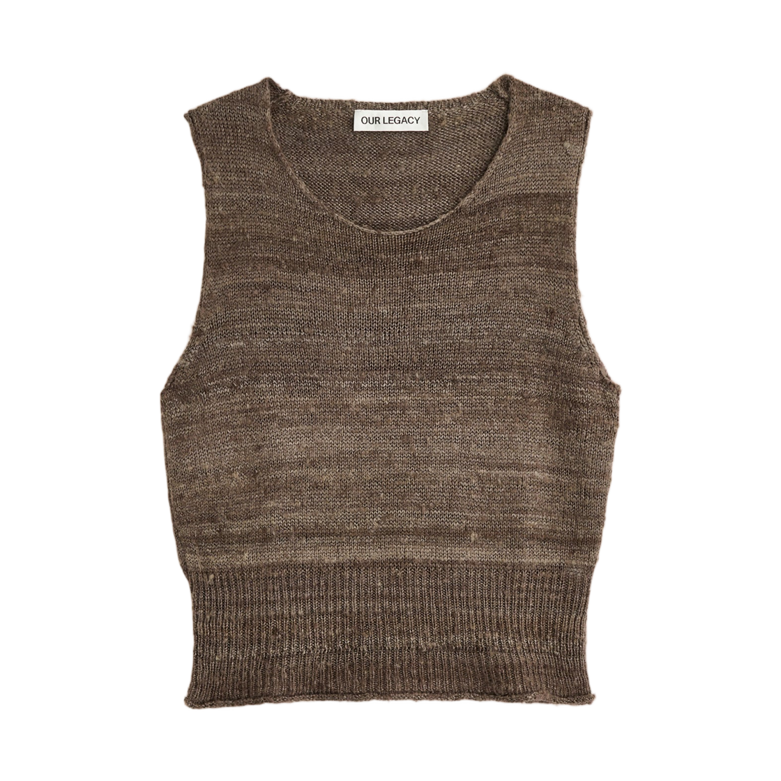 M2263PWE Our Legacy Pleaser Tank Wathered Earth Handspun Silk