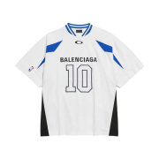 Balenciaga x NBA Collaboration Oversized T-Shirt White Multicolor