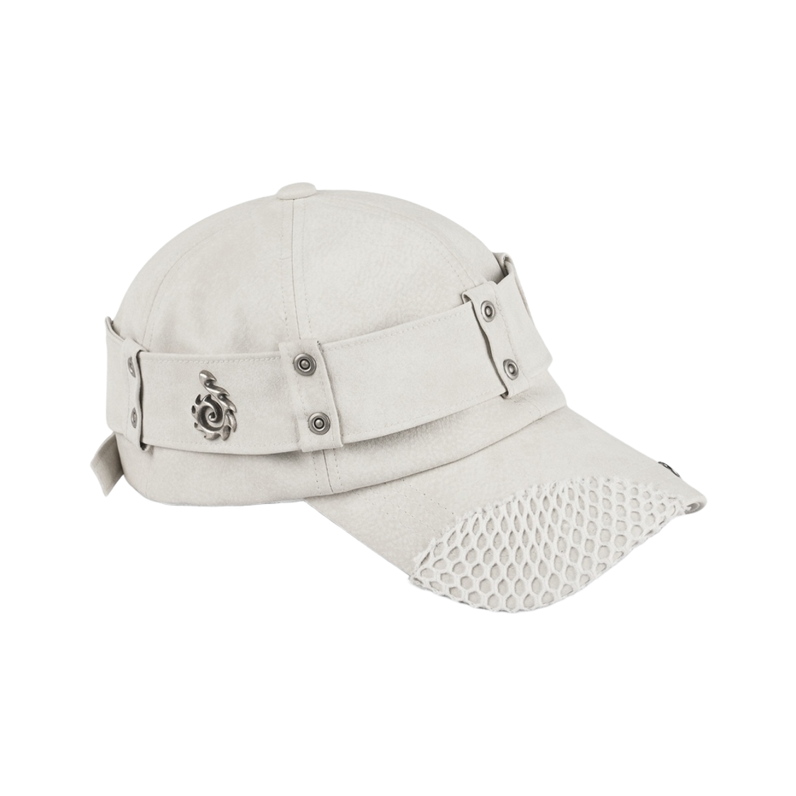 보니앤키예 레더 벨트 캡 아이보리(bonienkiye Leather Belt Cap Ivory)