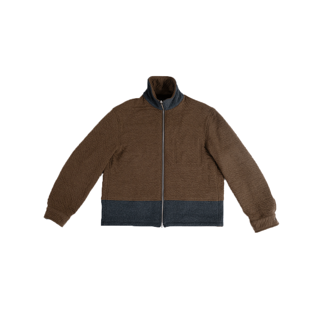 파버 리버서블 울 자켓 차콜 카멜(FABEUR Reversible Wool Jacket Charcoal Camel) - 2