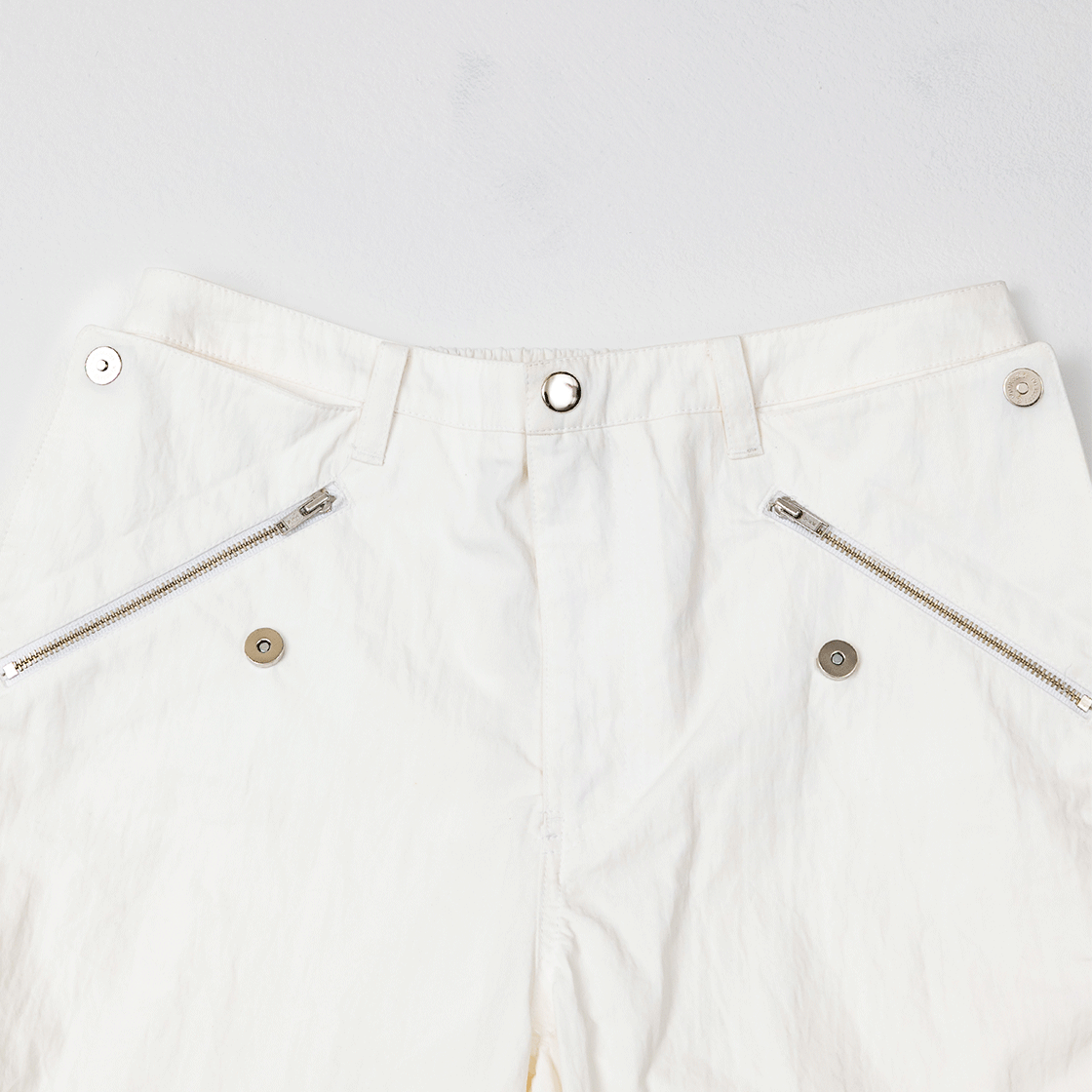 파버 코튼 나일론 팬츠 화이트(FABEUR Cotton Nylon Pants White) - 3
