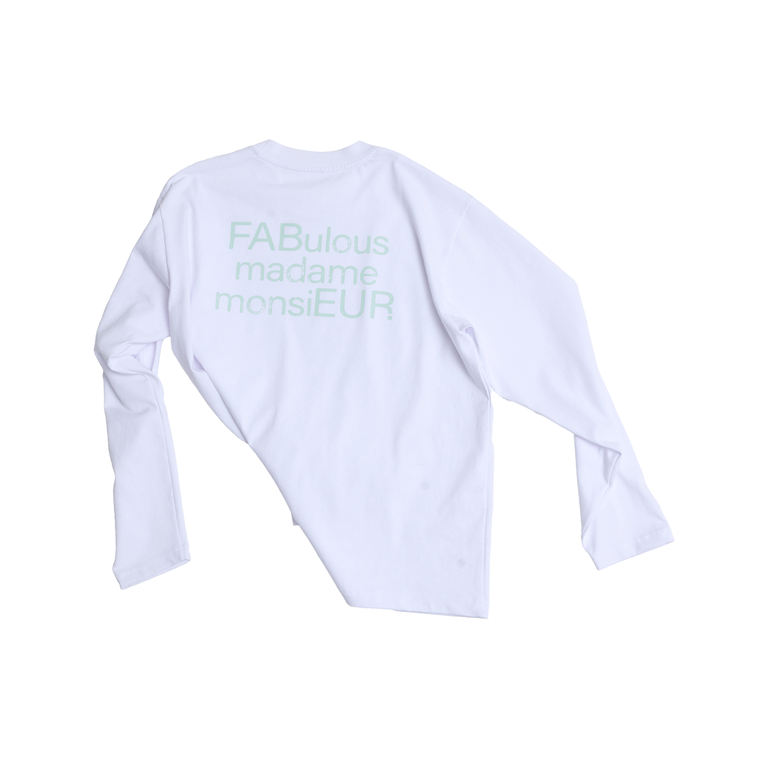 파버 로고 프린트 티셔츠 화이트(FABEUR Logo Print T-Shirt White)