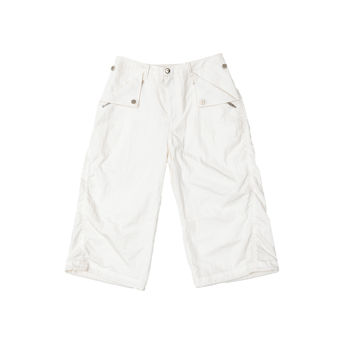 fab-24cswtr04 FABEUR Cotton Nylon Pants White