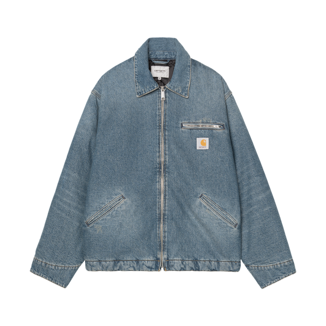 칼하트 WIP OG 디트로이트 자켓 블루 그라인드 워시드(Carhartt WIP OG Detroit Jacket Blue Grind Washed) - 1