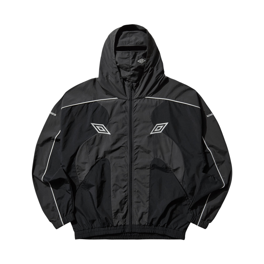 엄브로 x 슬램잼 마스크 트랙 자켓 블랙 차콜(Umbro x Slam Jam Masked Track Jacket Black Charcoal)