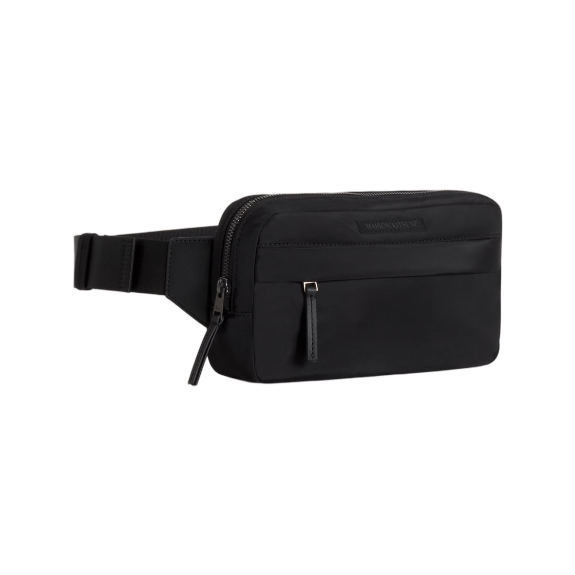 메종 키츠네 나일론 범백 블랙(Maison Kitsune Nylon Bumbag Black) - 2