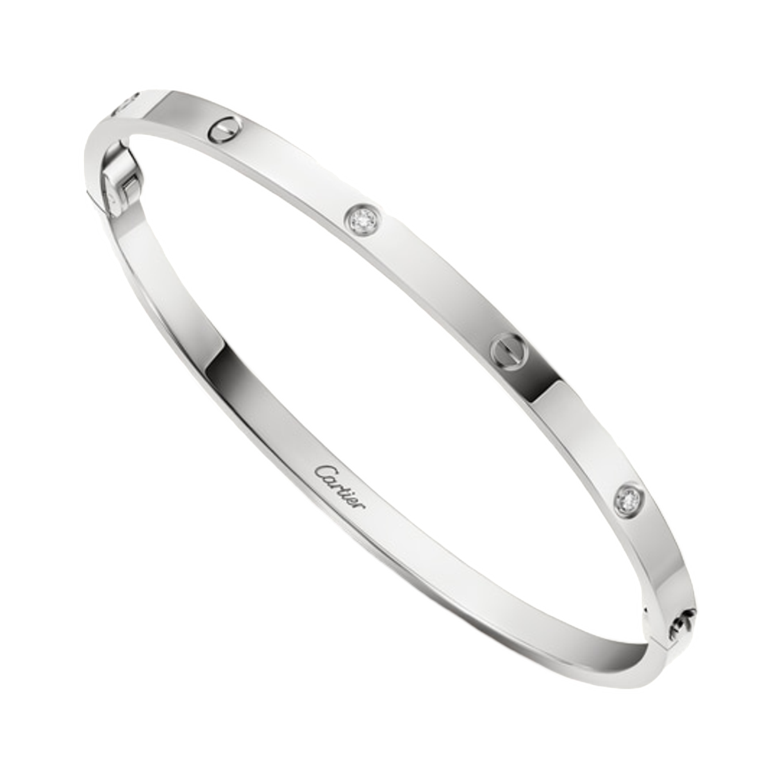 까르띠에 러브 스몰 브레이슬릿 화이트 골드(Cartier Love Small Bracelet White Gold)