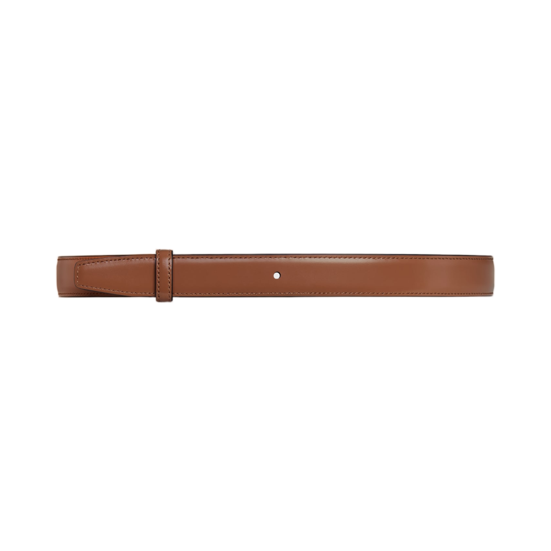 (W) 셀린느 미디움 25mm 리버시블 스트랩 토뤼옹 탄 라이스((W) Celine Medium 25mm Reversible Strap in Taurillon Tan Rice) - 3