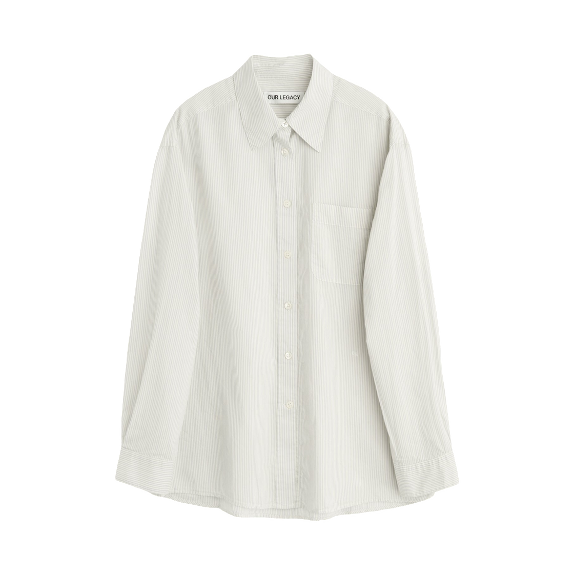 아워레가시 어보브 셔츠 인덱스 스트라이프 쿨스레드 클로스(Our Legacy Above Shirt Index Stripe Coolthread Cloth) - 1