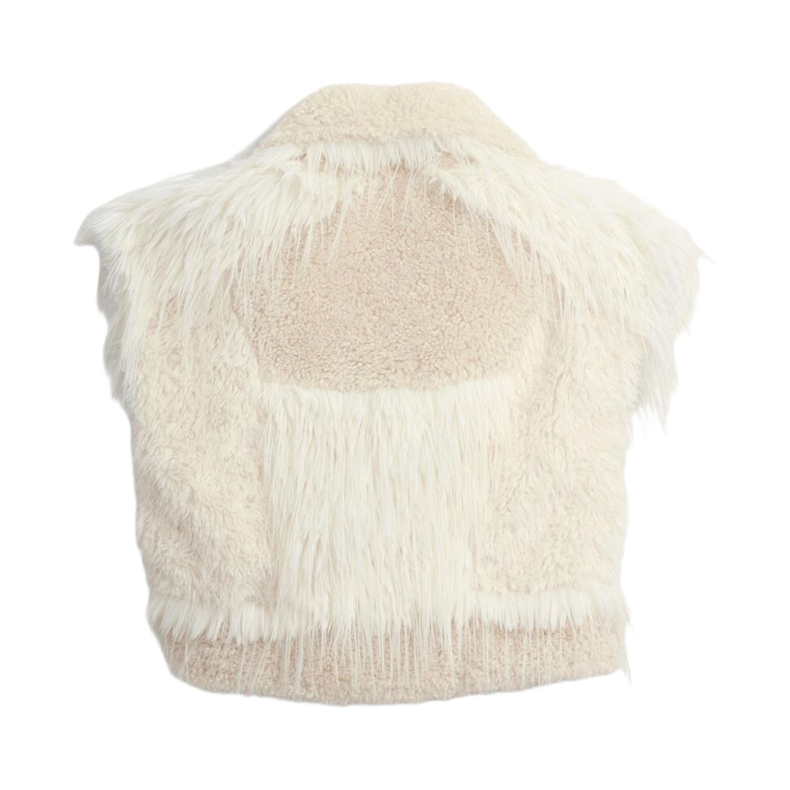 (W) 자라 페이크 퍼 웨이스트코트 라이트 베이지((W) Zara Fake Fur Waistcoat Light Beige) - 2