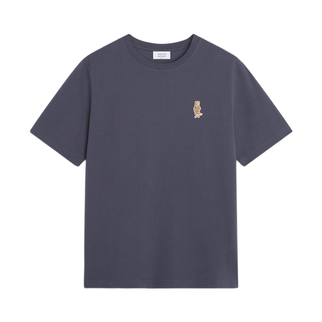 QM00101KJ7025-0422 Maison Kitsune Dressed Fox Comfort T-Shirt Shadow Blue