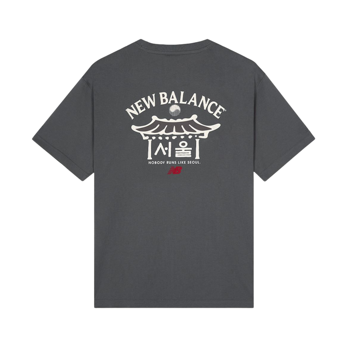 NBNEG2A033-60 New Balance Seoul Giwa Exclusive T-Shirt Charcoal