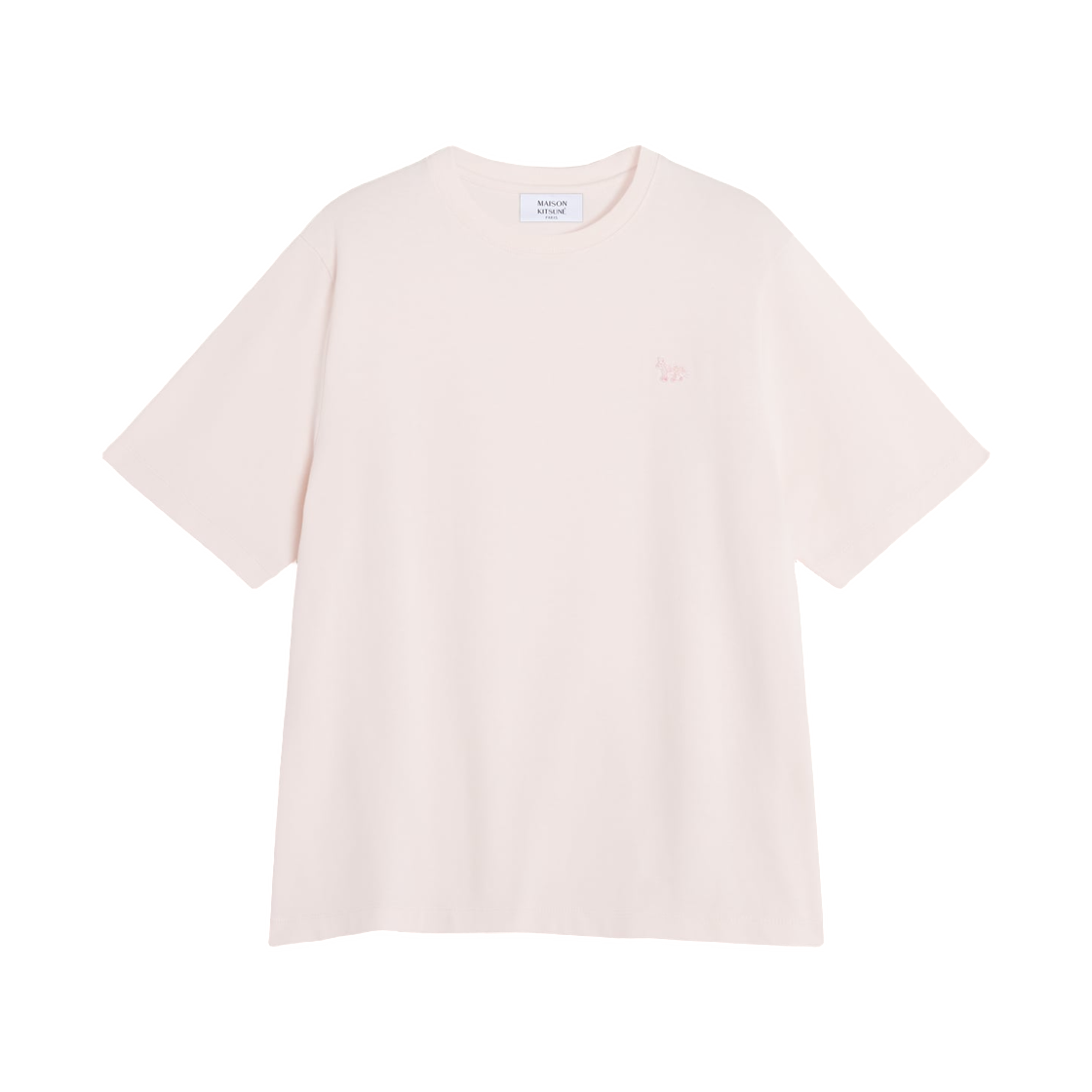 (W) 메종 키츠네 베이비 폭스 컴포트 티셔츠 모브((W) Maison Kitsune Baby Fox Comfort T-Shirt Mauve) - 1