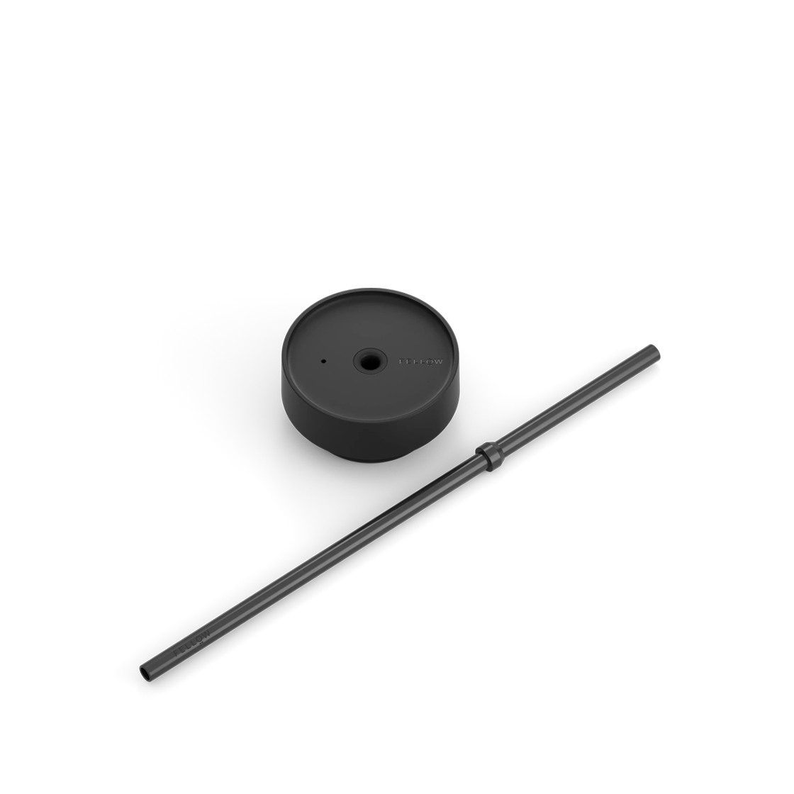 9810827010505 Fellow Carter Cold Lid + Straw 20oz – Matte Black