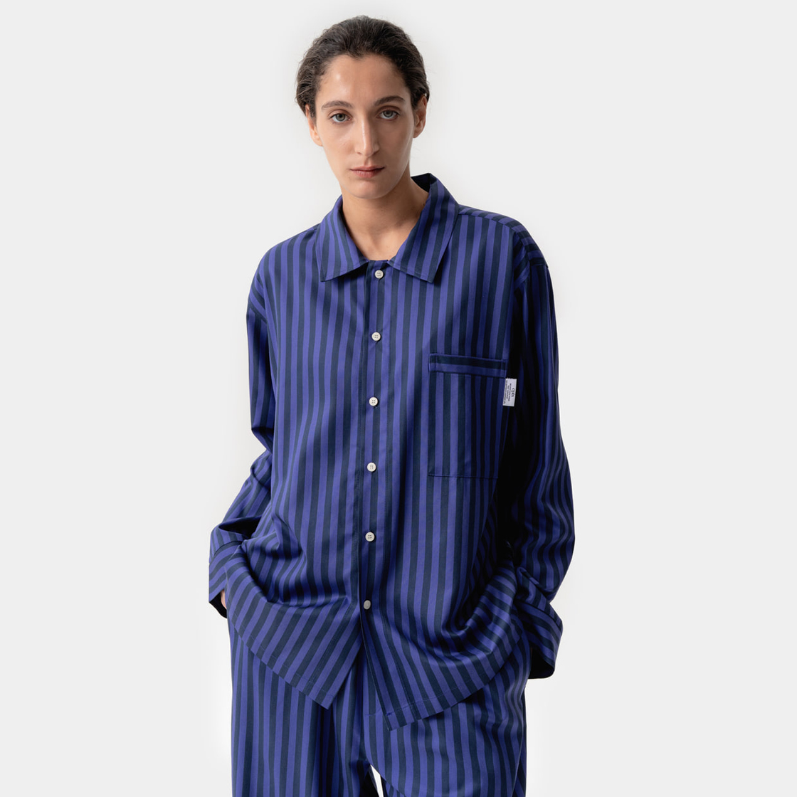 [3% 적립] 씨피티에스 릴랙스드 모달 스트라이프 파자마 미드나잇 블루([3% 적립] CPTS RELAXED MODAL STRIPE PAJAMAS MIDNIGHT BLUE) - 2