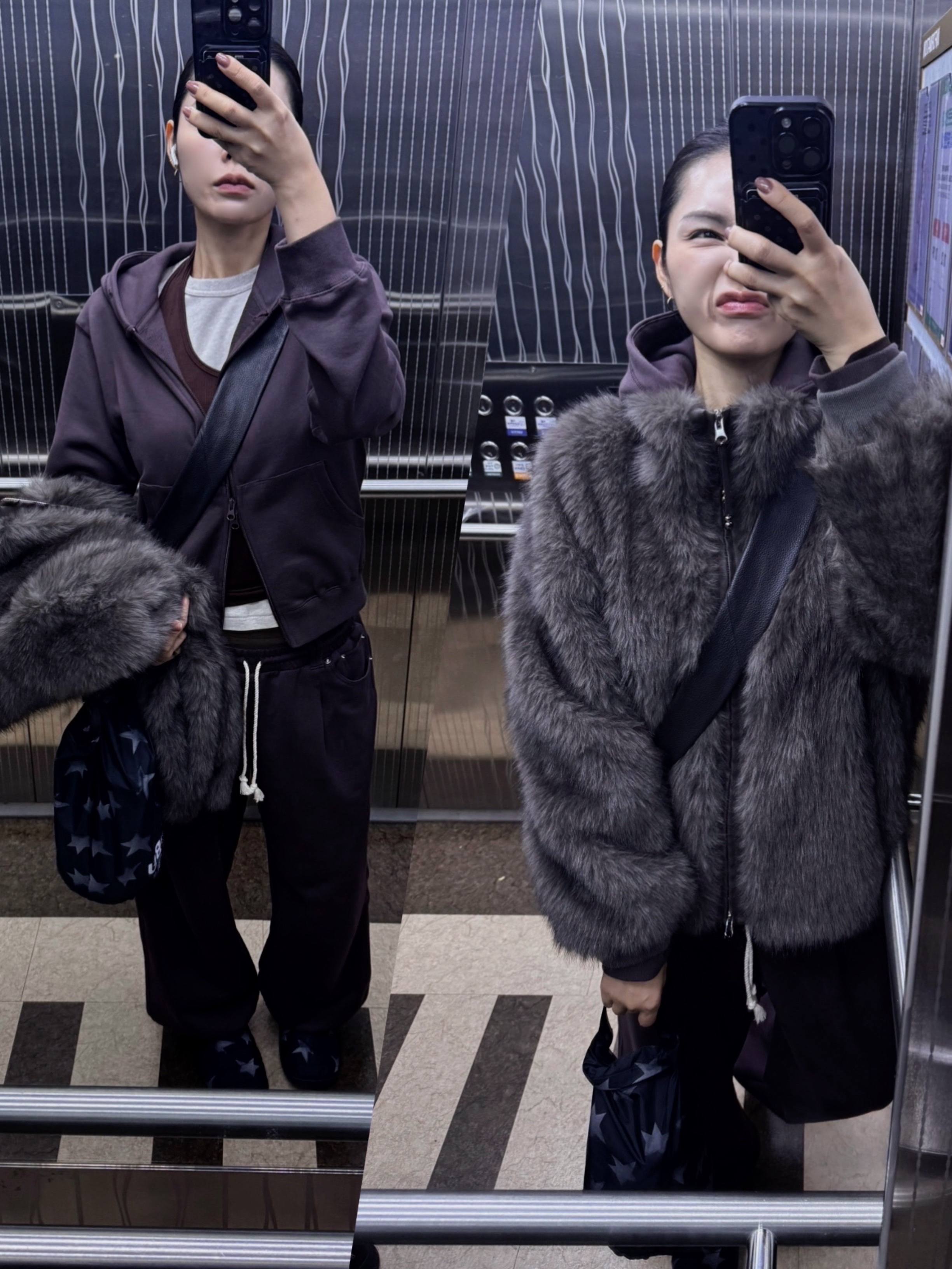 Subu Packable Exclusive Black, Lemaire Medium Croissant Bag Soft Grained Leather Dark Chocolate 착용 스타일