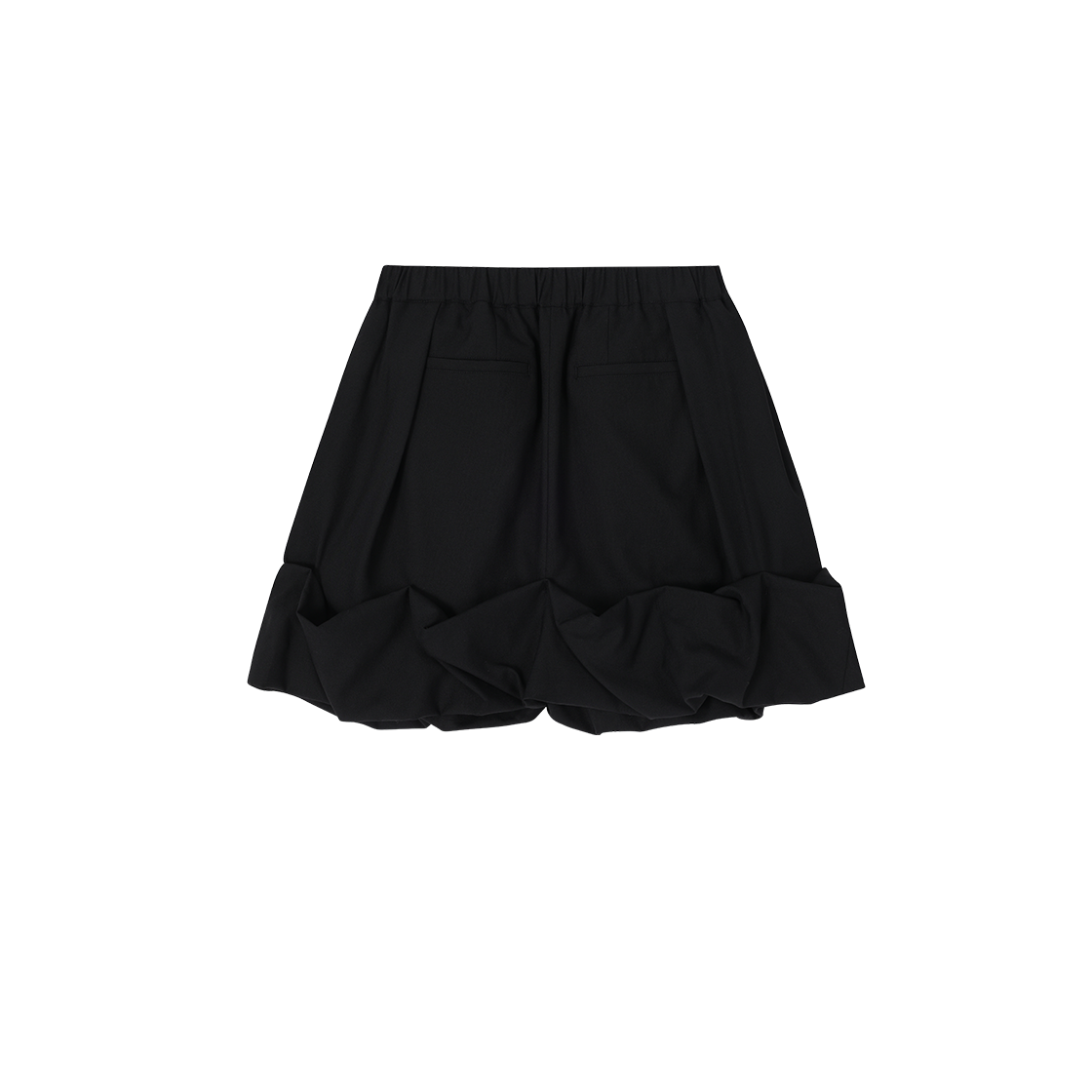 (W) 송지오 스크런치 스커트 블랙((W) SONGZIO Scrunch Skirt Black) - 2