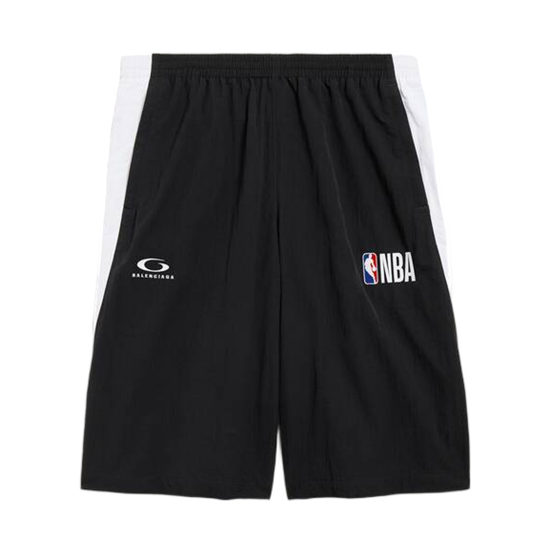 864833TROA51038 Balenciaga x NBA Collaboration Tracksuit Shorts New Black