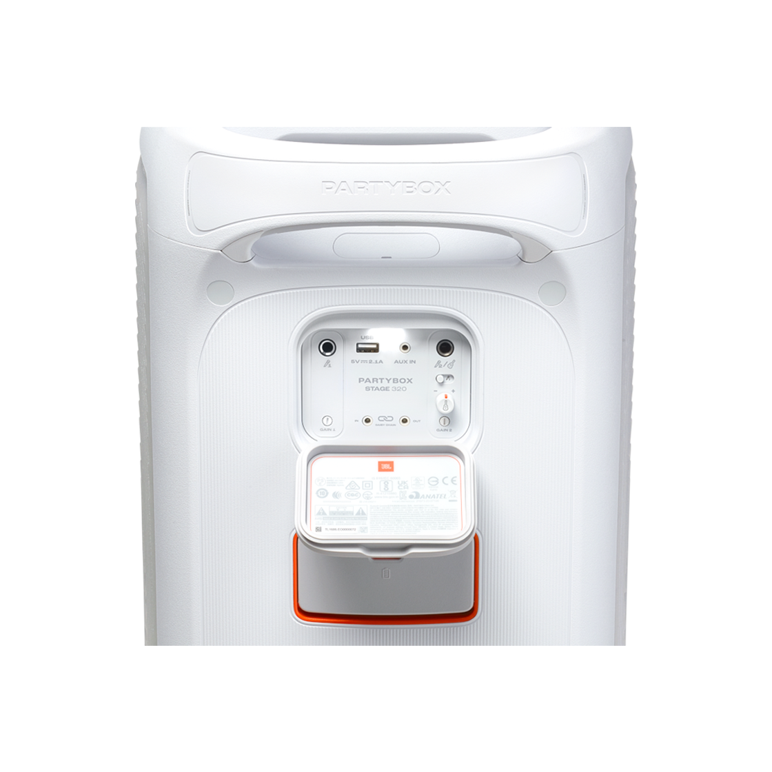 제이비엘 PARTYBOX STAGE 320 파티박스 스테이지 320 블루투스 스피커 화이트(JBL PartyBox Stage 320 Bluetooth Speaker (White)) - 5