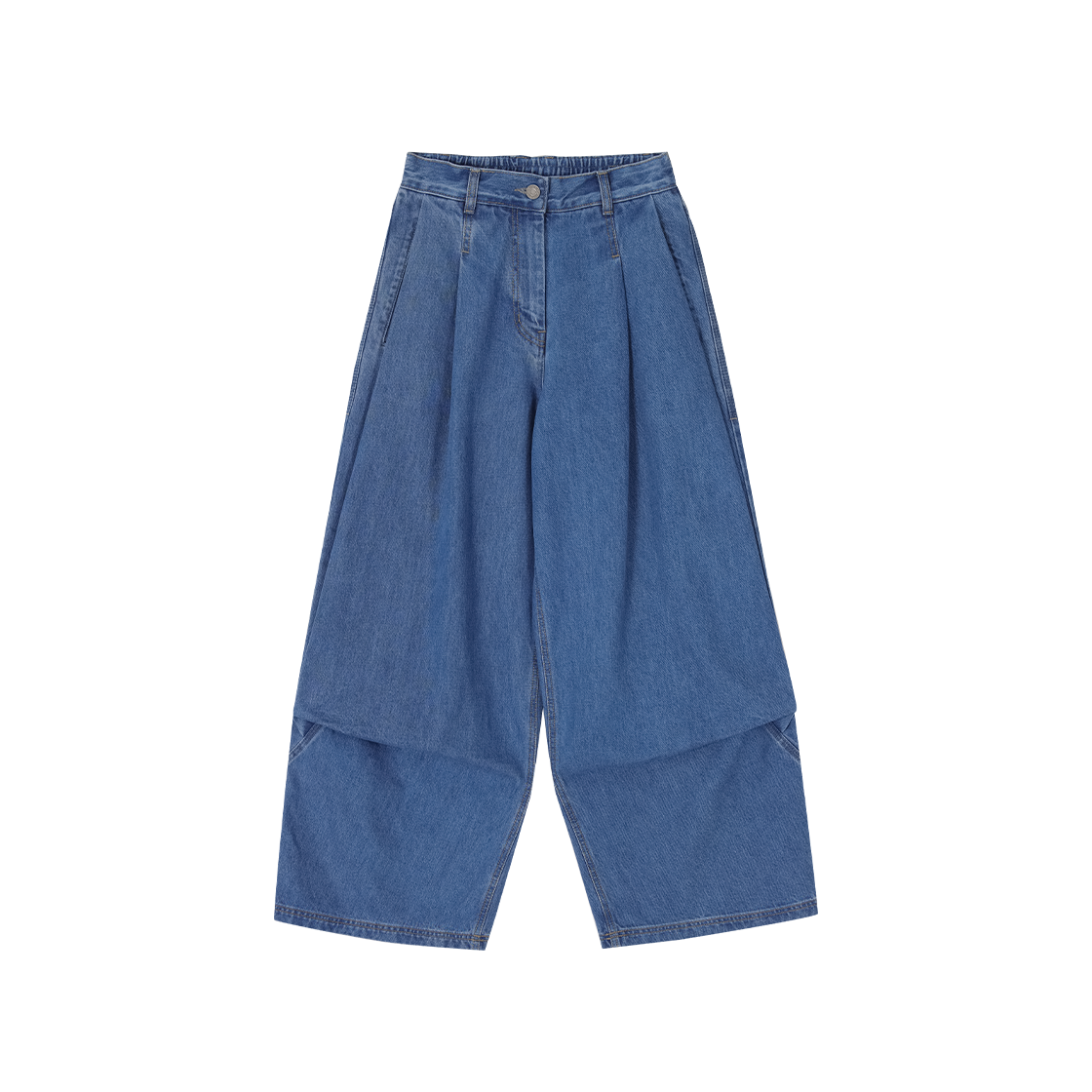 (W) 송지오 컬렉션 모리스 와이드 데님  블루((W) SONGZIO COLLECTION Morris Wide Denim Blue)