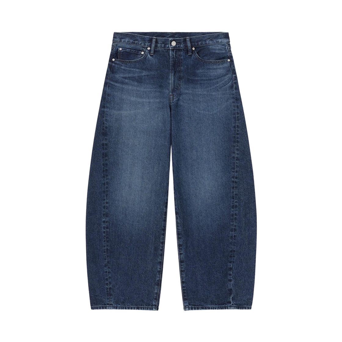 GU 배럴 레그 진 블루(GU Barrel Leg Jeans Blue)
