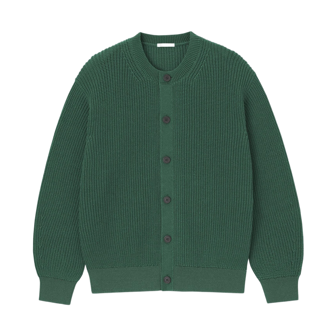 GU 릴리얀 크루넥 가디건 그린(GU Lily Yarn Crewneck Cardigan Green) - 1