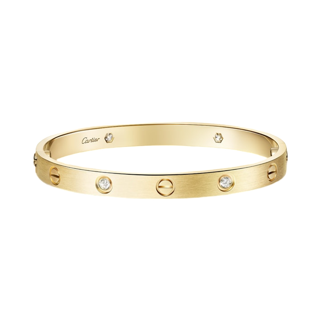 까르띠에 러브 클래식 브레이슬릿 브러쉬드 피니쉬 옐로우 골드(Cartier Love Classic Bracelet Brushed Finish Yellow Gold)