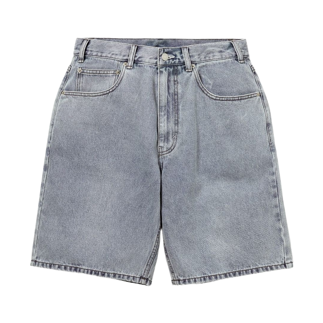 디스이즈네버댓 워시드 데님 쇼츠 워시드 블루(thisisneverthat Washed Denim Shorts Washed Blue)