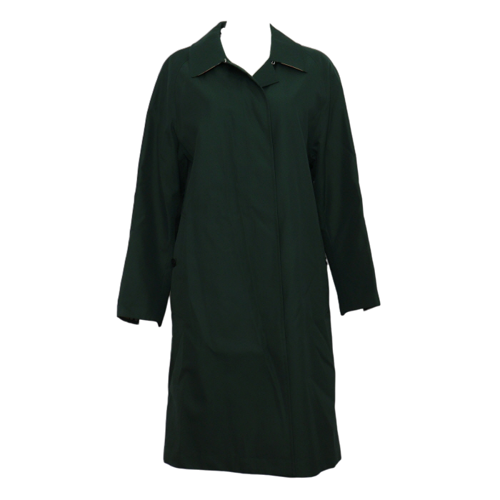 버버리 8007008 그린 컬러 체크 트렌치 여성 카 코트 자켓aa59864(Burberry Green Check Trench Coat for Women)