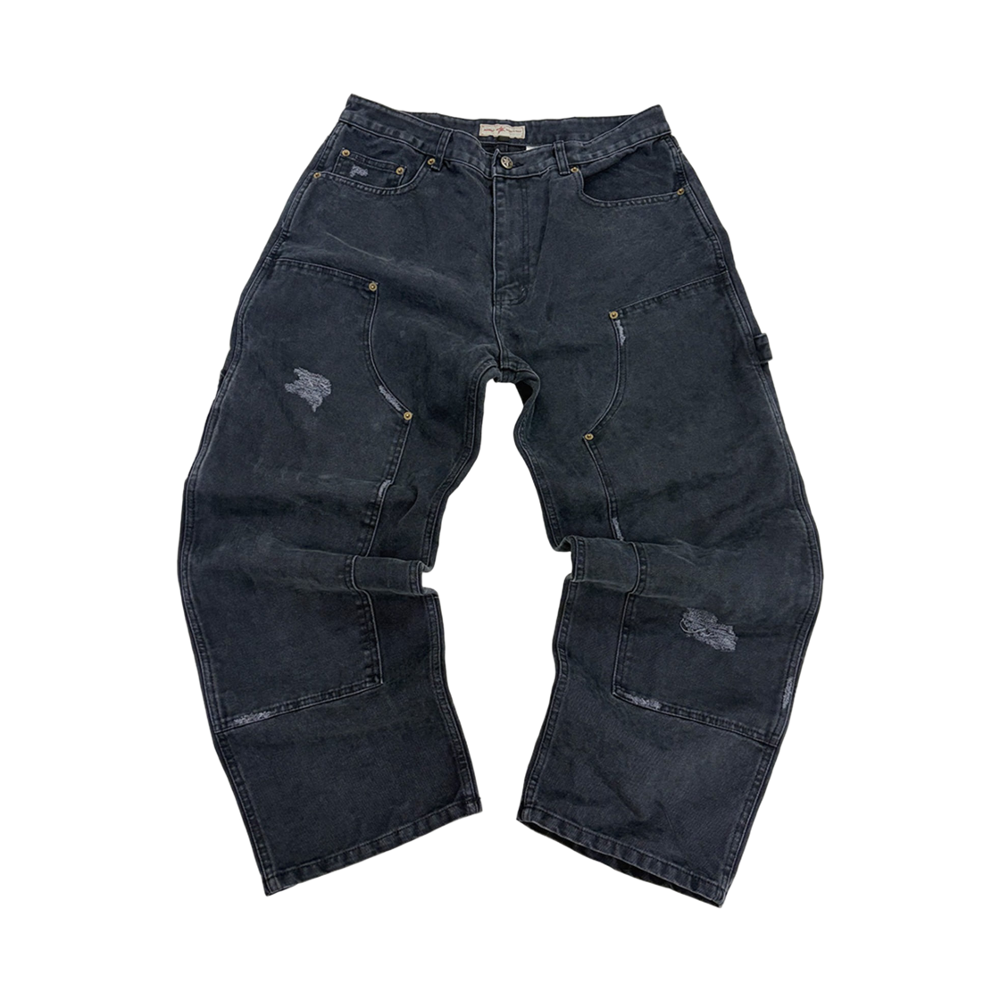 아오이로 x TRSC VTG 더블 니 팬츠 올드 네이비(Aoiro x TRSC VTG Double Knee Pants Old Navy)