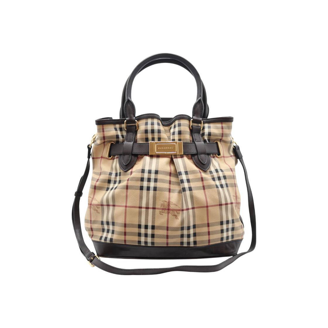 ITITWUHD2QEN Burberry Haymarket Check Tote Bag 3723050