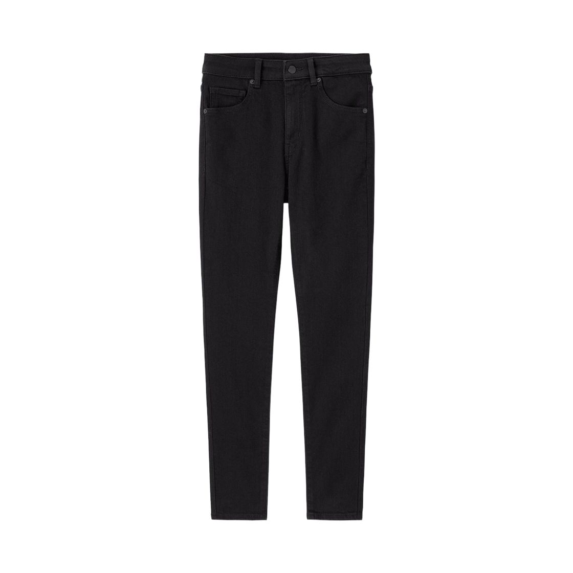 (W) GU 울트라 스트레치 스키니 진 블랙((W) GU Ultra Stretch Skinny Jeans Black)