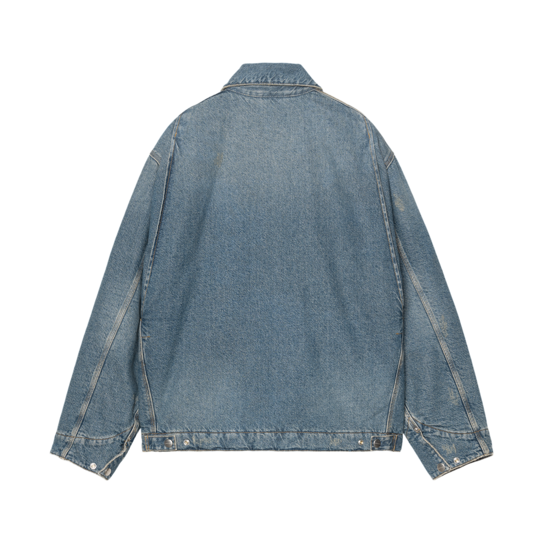 칼하트 WIP OG 디트로이트 자켓 블루 그라인드 워시드(Carhartt WIP OG Detroit Jacket Blue Grind Washed) - 2