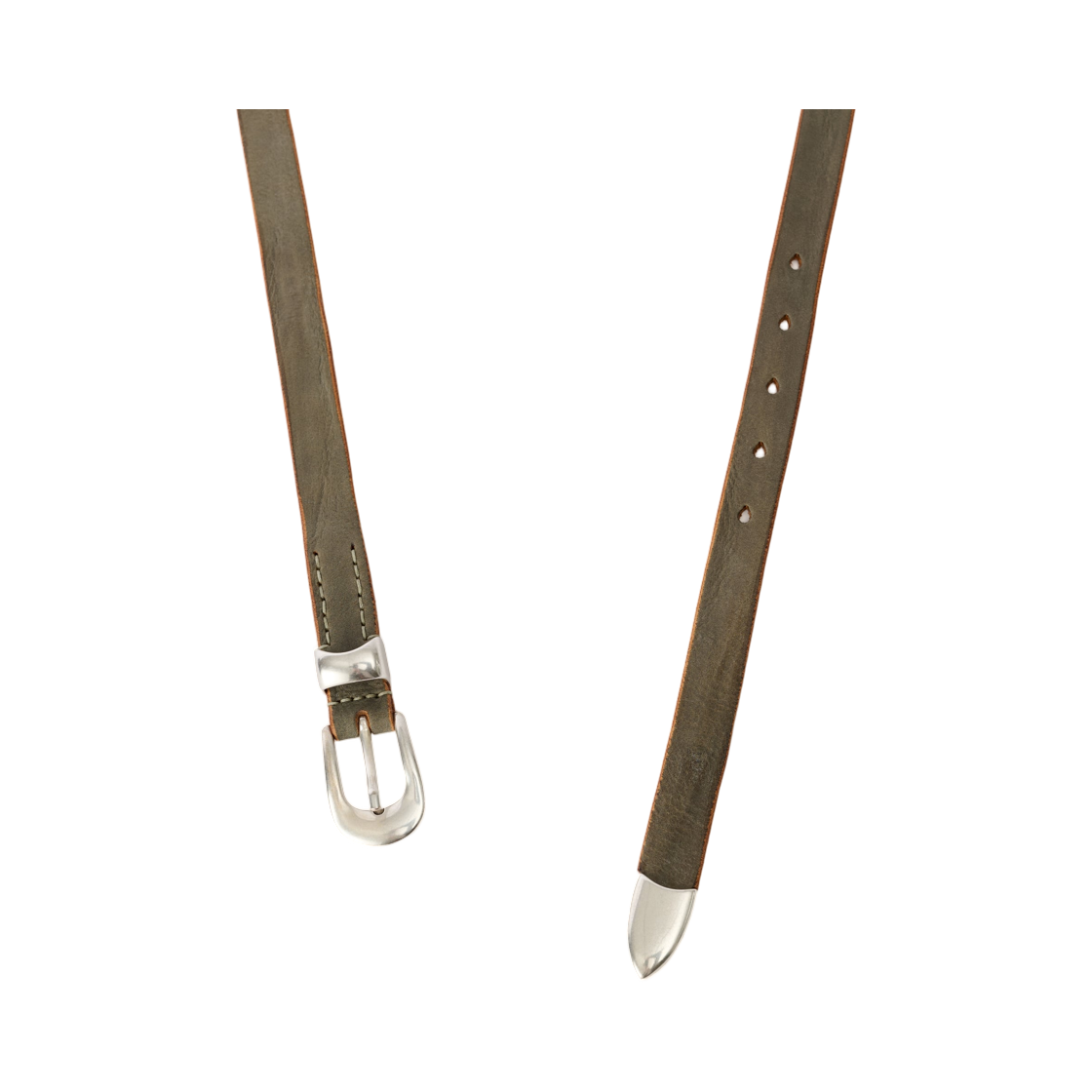 아워레가시 2 cm 벨트 오버캐스트 블루 레더(Our Legacy 2 cm Belt Overcast Blue Leather)