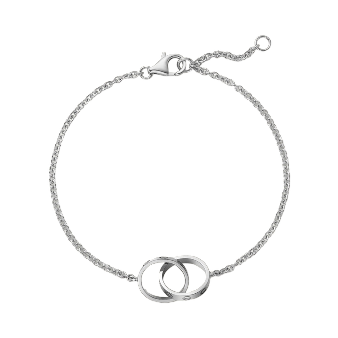 B6091200 Cartier Love Chain Bracelet White Gold