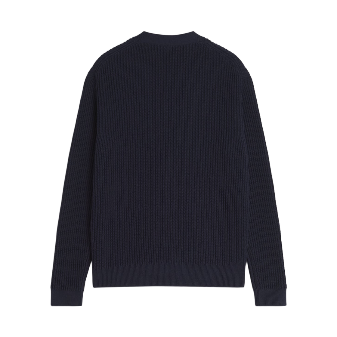 메종 키츠네 폭스 헤드 코튼 립드 가디건 클래식 네이비(Maison Kitsune Fox Head Cotton Ribbed Cardigan Classic Navy) - 2