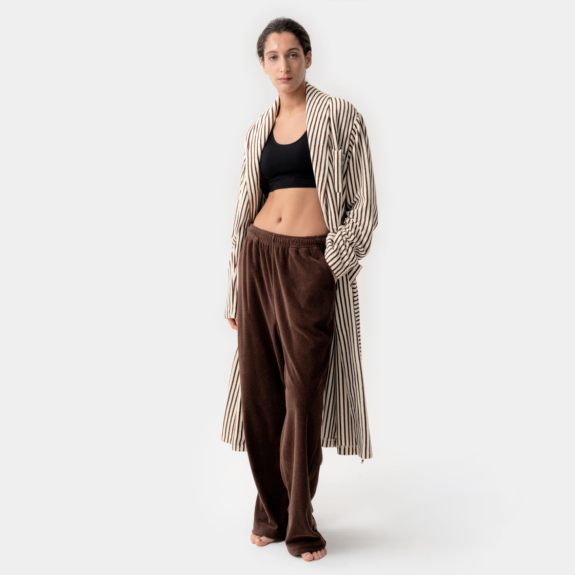 [3% 적립] 씨피티에스 콤피 테리 롱 팬츠 브라운([3% 적립] CPTS COMFY TERRY LONG PANTS BROWN) - 3