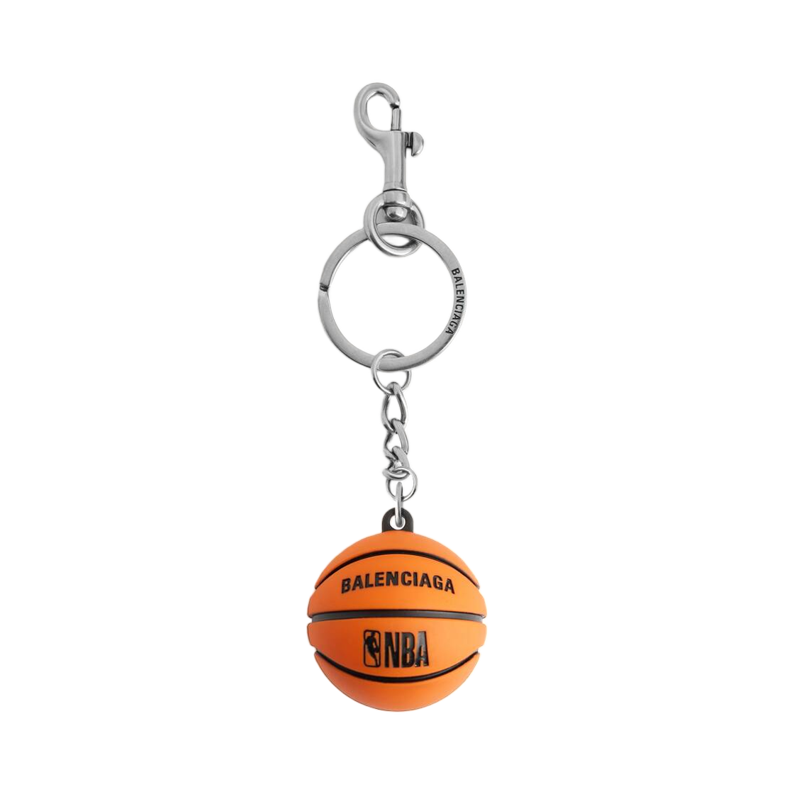 8661852ACFZ7462 Balenciaga x NBA Collaboration Charm Keychain Ball Orange