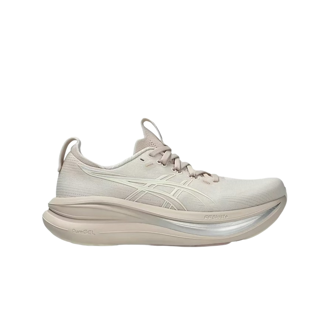 (W) 아식스 젤 님버스 28 미네랄 베이지 크림((W) Asics Gel-Nimbus 28 Mineral Beige Cream) - 1