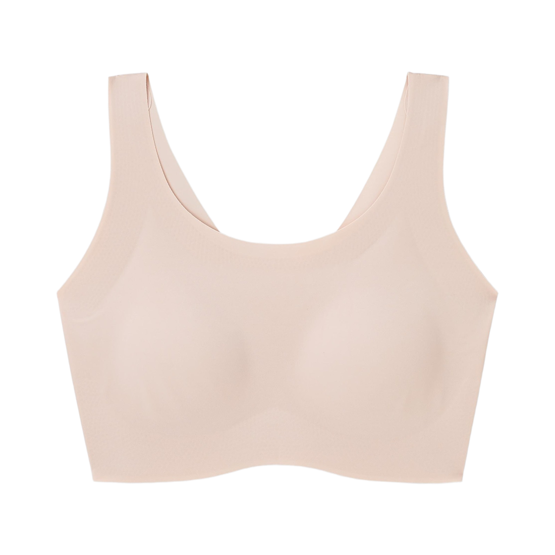 352948-31 (W) GU Airy Seamless Non-Wire Bra Beige