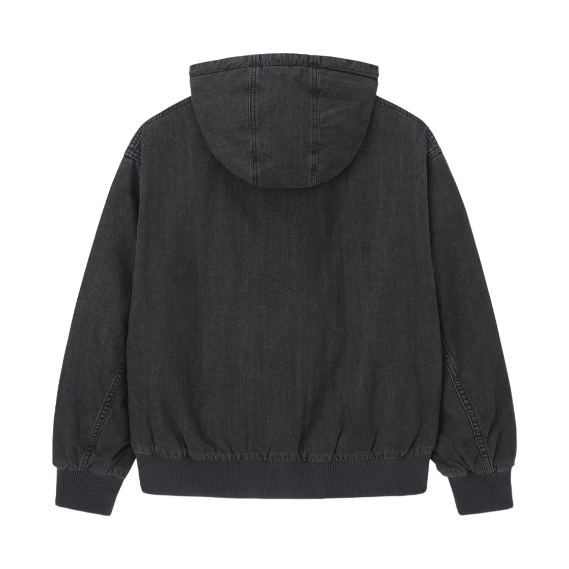 GU 데님 후드 집업 파카 다크 그레이(GU Denim Hooded Zip Up Parka Dark Gray) - 2