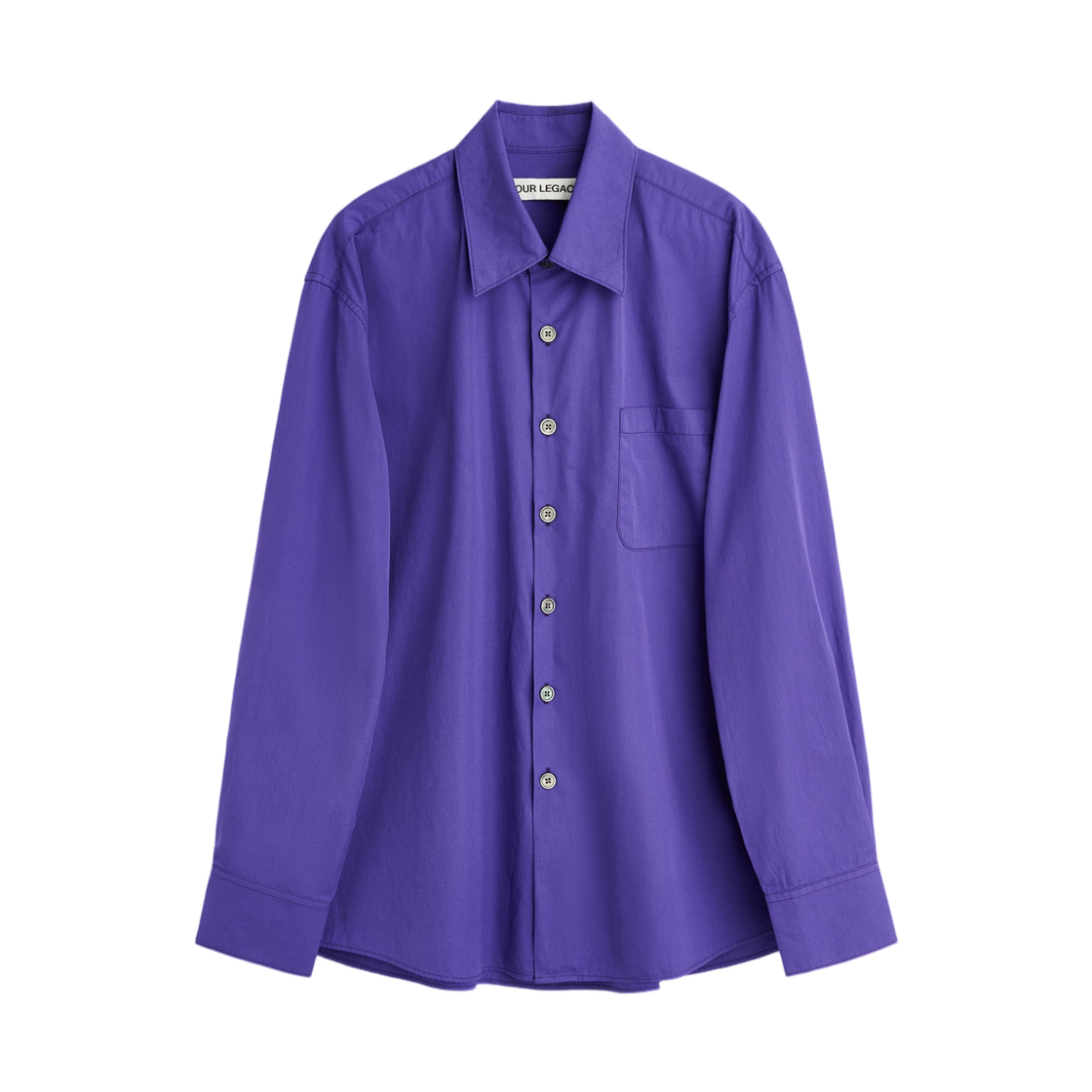 아워레가시 어보브 셔츠 딥 블루 슈퍼 포플린(Our Legacy Above Shirt Deep Blue Super Poplin) - 1